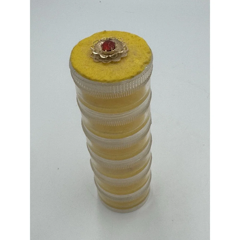Vintage Handmade Jewelry Travel Container